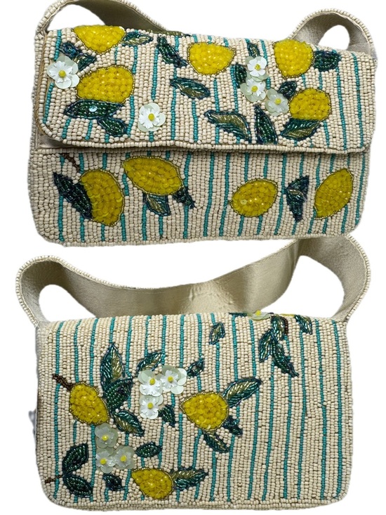 India Boutique Handbags - 🍋 TikTok Viral Beaded Bag Lemons Made in India 🍋